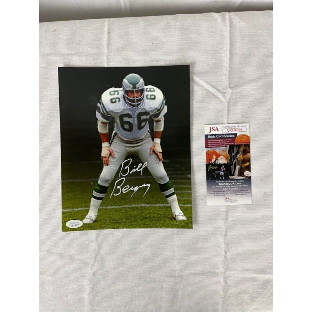 Bill Bergey signed autographed Philadelphia Eagles 8x10 photo JSA #QQ04399